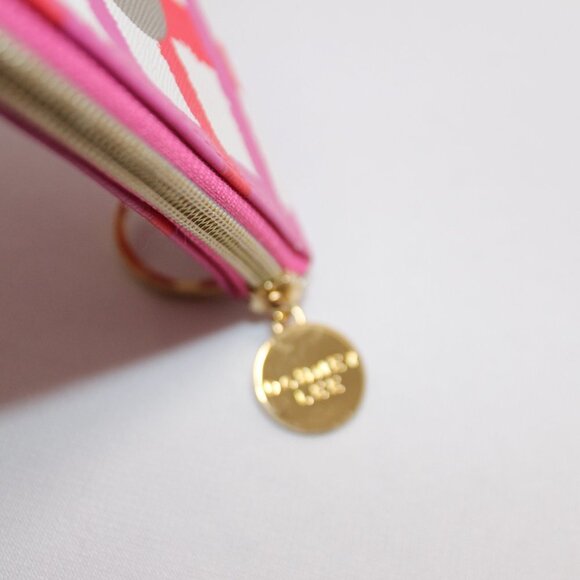 Dabney Lee Key Ring Plaid and Silver Heart Coin Purse - Picture 6 of 6